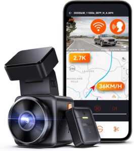 Vantrue E1 2.7K WiFi Mini Dash Cam.