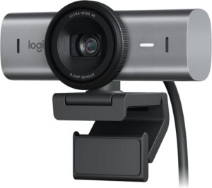 Logitech MX Brio Ultra HD 4K Webcam – Clear, Smart, and Secure